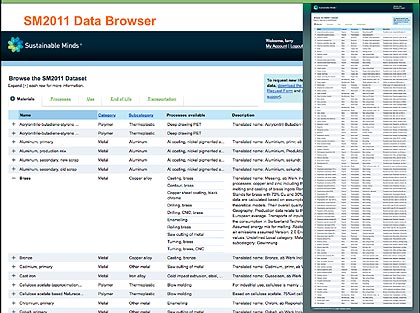 SM Databrowser screenshot
